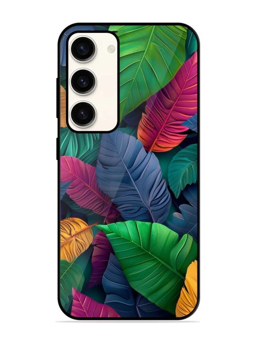 Tropical Tapestry Glossy Soft Edge Case for Samsung Galaxy S23 (5G) Chachhi