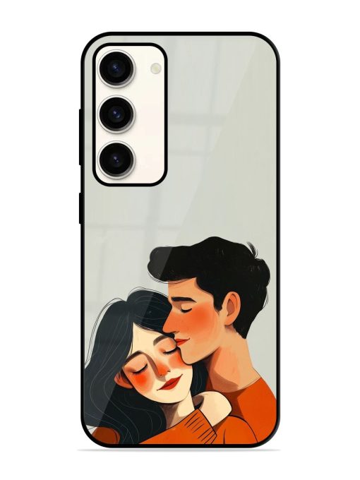 Craft Couples Glossy Soft Edge Case for Samsung Galaxy S23 (5G) Chachhi