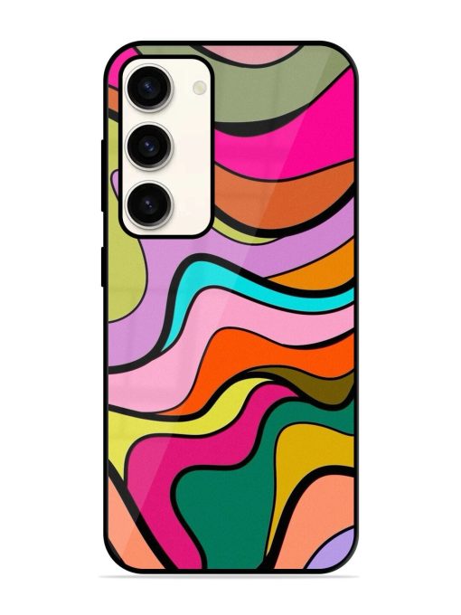 Wavy Wonder Glossy Soft Edge Case for Samsung Galaxy S23 (5G)