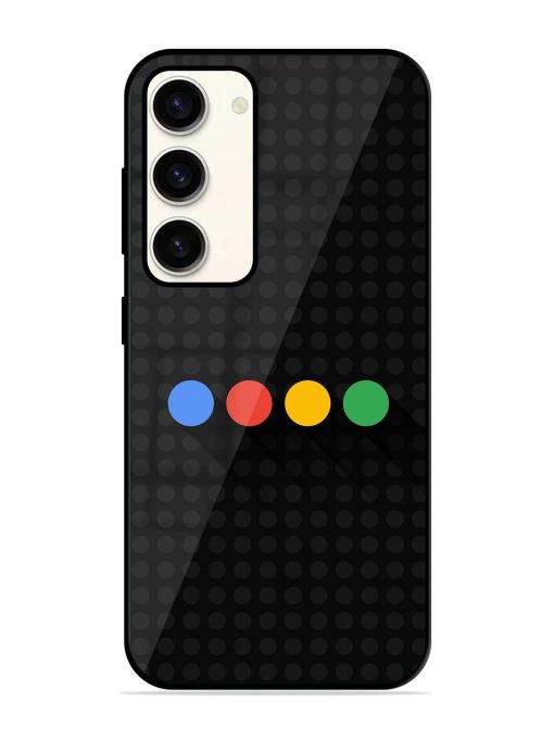 Google Dots Glossy Soft Edge Case for Samsung Galaxy S23 (5G) Chachhi