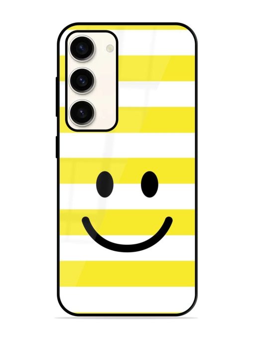 Smiling Stripes Glossy Soft Edge Case for Samsung Galaxy S23 (5G) Chachhi