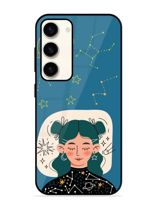 Cosmic Daydreamer Glossy Soft Edge Case for Samsung Galaxy S23 (5G) Chachhi