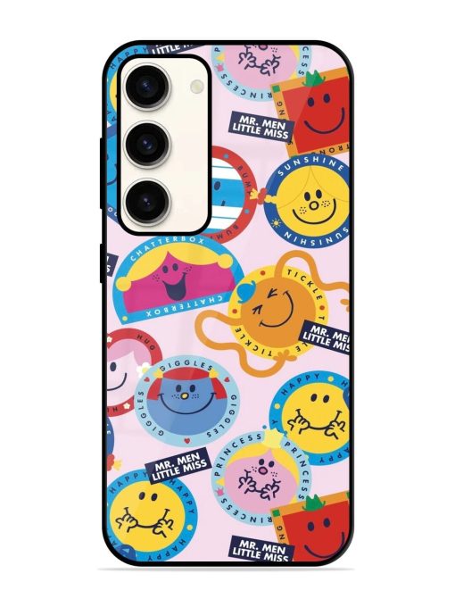 Whimsical Mr. Men & Little Miss Glossy Soft Edge Case for Samsung Galaxy S23 (5G) Chachhi