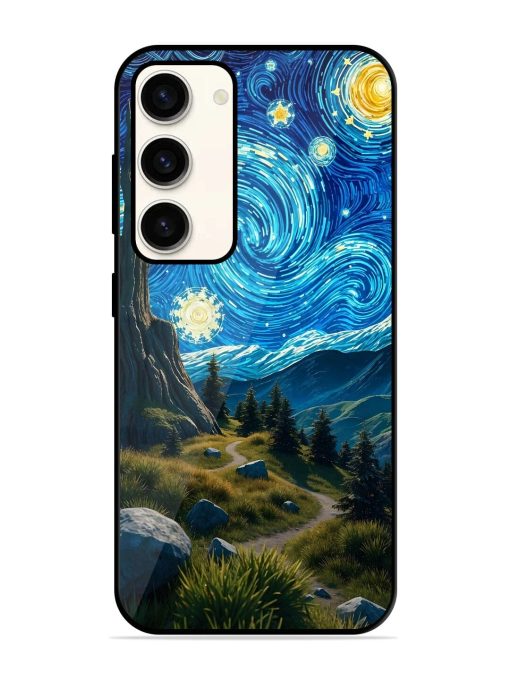 Starry Night In The Shire Glossy Soft Edge Case for Samsung Galaxy S23 (5G) Chachhi