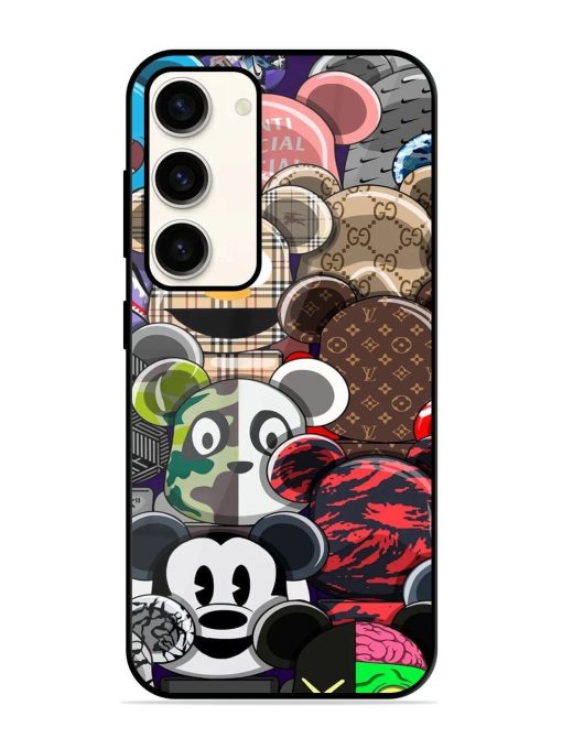 Streetwear Bearbrick Extravaganza Glossy Soft Edge Case for Samsung Galaxy S23 (5G) Chachhi