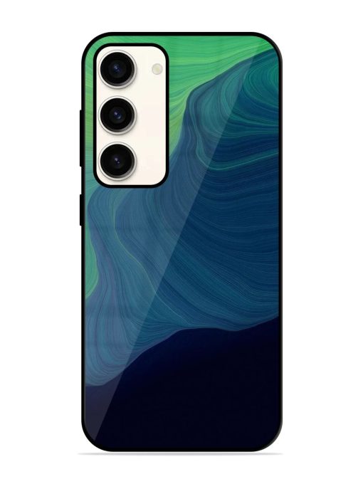 Oceanic Dreams Glossy Soft Edge Case for Samsung Galaxy S23 (5G) Chachhi