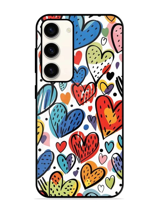 Heartfelt Harmony Glossy Soft Edge Case for Samsung Galaxy S23 (5G) Chachhi