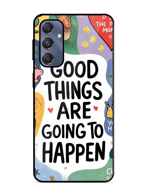 Uplifting Scribbles Glossy Soft Edge Case for Samsung Galaxy S23 Fe (5G) Chachhi