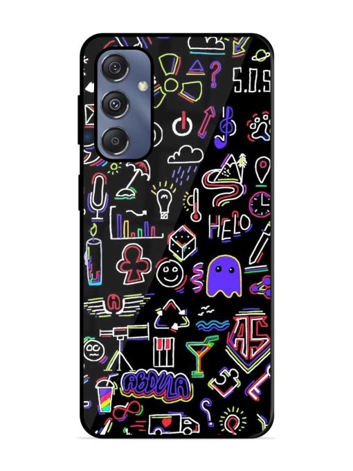 Neon Doodle Glossy Soft Edge Case for Samsung Galaxy S23 Fe (5G) Chachhi