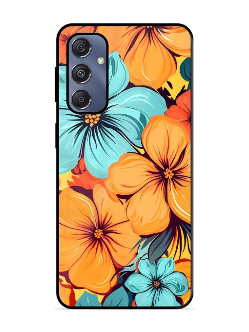 Tropical Bloom Glossy Soft Edge Case for Samsung Galaxy S23 Fe (5G) Chachhi