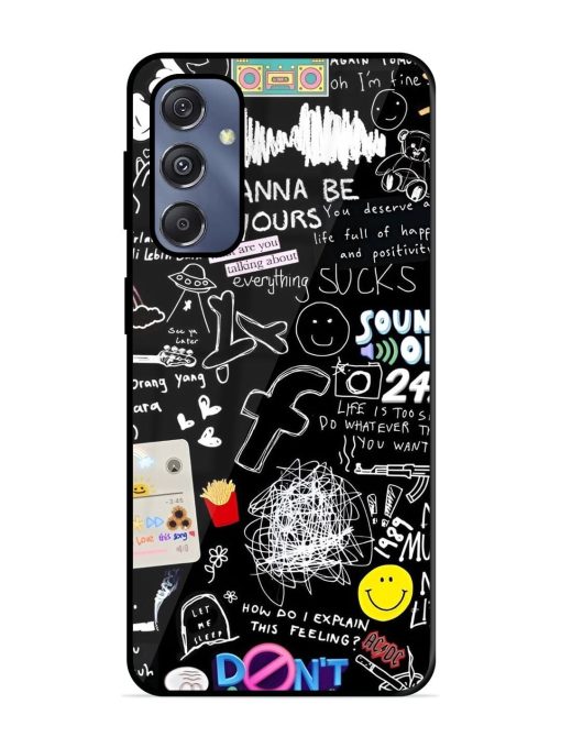 Doodle Diary Glossy Soft Edge Case for Samsung Galaxy S23 Fe (5G) Chachhi