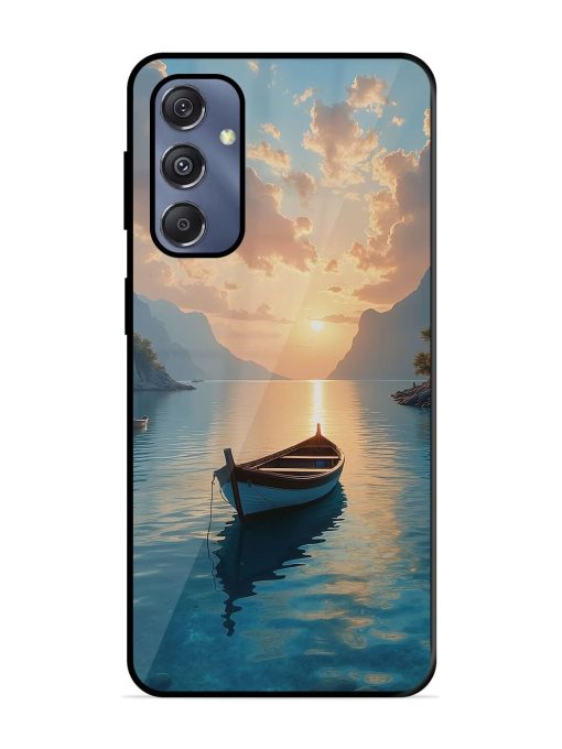 Serene Sunset Glossy Soft Edge Case for Samsung Galaxy S23 Fe (5G)