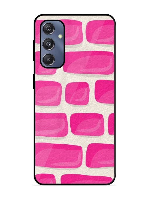 Pink Brick Wall Glossy Soft Edge Case for Samsung Galaxy S23 Fe (5G)