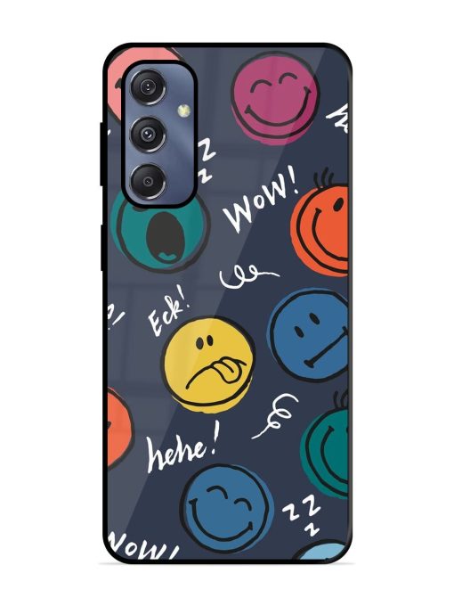 Emoticon Parade Glossy Soft Edge Case for Samsung Galaxy S23 Fe (5G) Chachhi