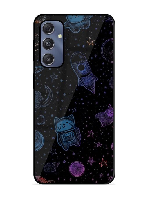 Cosmic Cat Chaos Glossy Soft Edge Case for Samsung Galaxy S23 Fe (5G) Chachhi