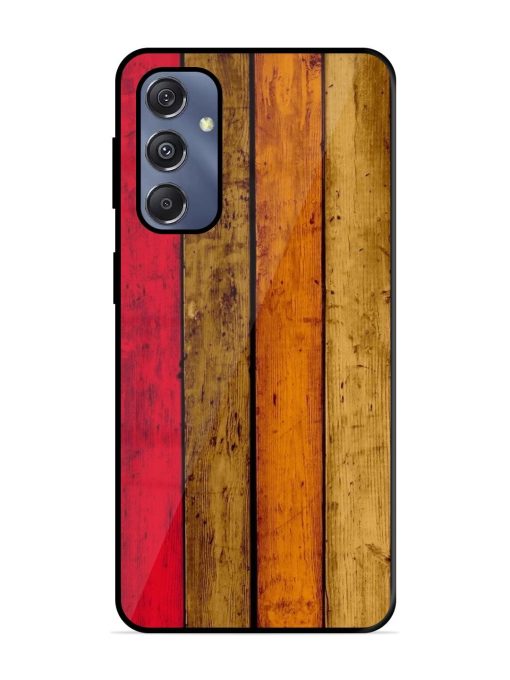 Colorful Woodgrain Glossy Soft Edge Case for Samsung Galaxy S23 Fe (5G) Chachhi