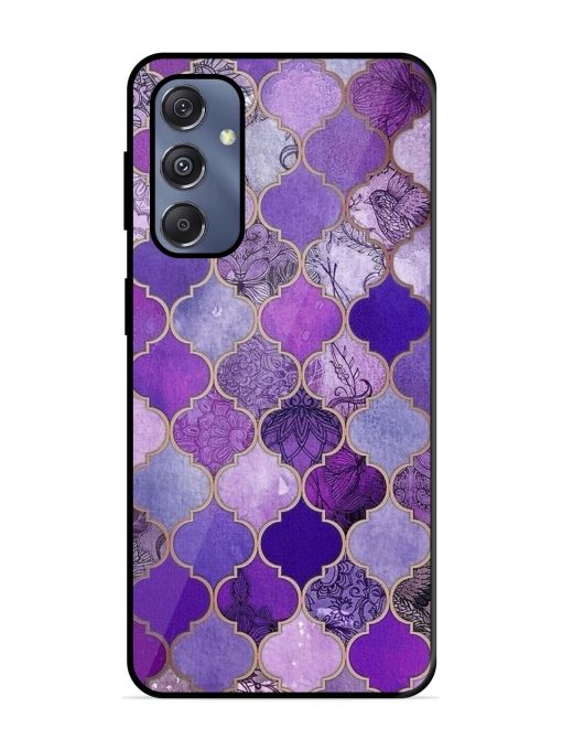 Purple Mosaic Magic Glossy Soft Edge Case for Samsung Galaxy S23 Fe (5G)