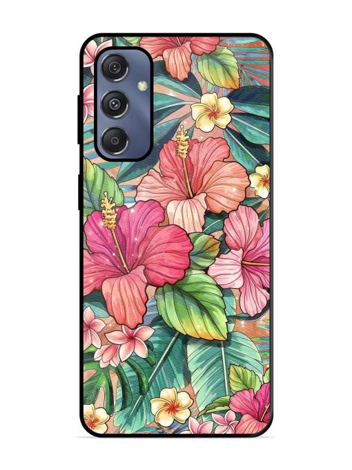 Tropical Tapestry Glossy Soft Edge Case for Samsung Galaxy S23 Fe (5G) Chachhi