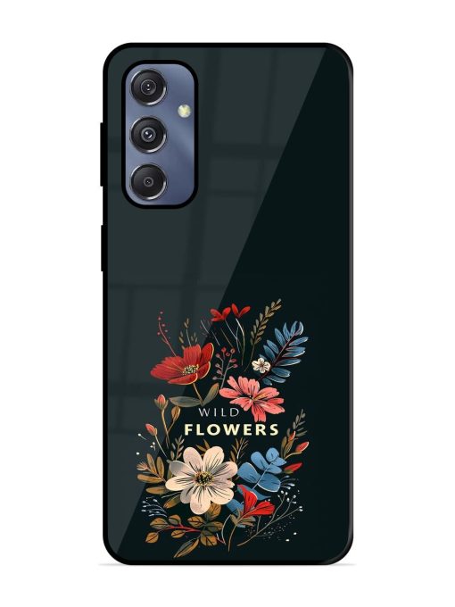 Dark Floral Glossy Soft Edge Case for Samsung Galaxy S23 Fe (5G) Chachhi