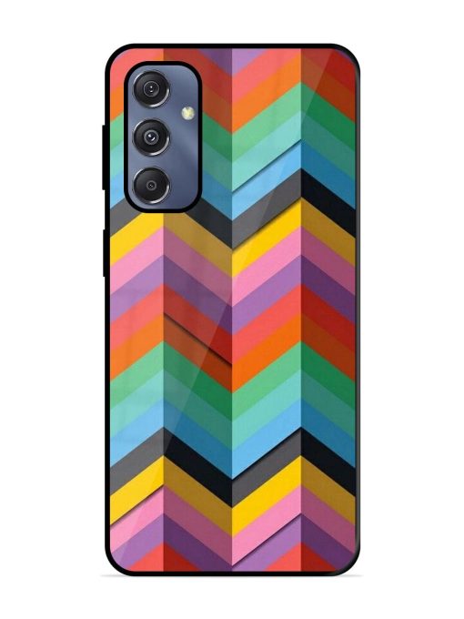 Colorful Zigzag Glossy Soft Edge Case for Samsung Galaxy S23 Fe (5G) Chachhi