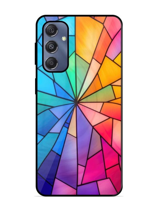 Stained Glass Kaleidoscope Of Colors Glossy Soft Edge Case for Samsung Galaxy S23 Fe (5G) Chachhi