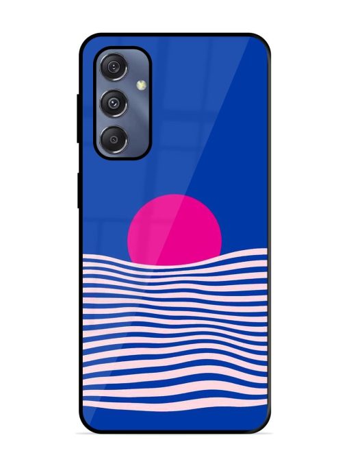 Pink Sunset Over Blue Waves Glossy Soft Edge Case for Samsung Galaxy S23 Fe (5G) Chachhi