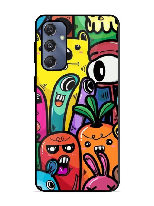 Whimsical Doodle Chaos Glossy Soft Edge Case for Samsung Galaxy S23 Fe (5G) Chachhi