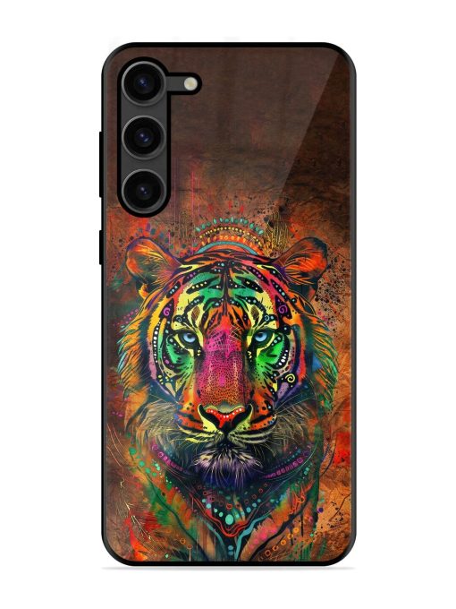 Cosmic Tiger Glossy Soft Edge Case for Samsung Galaxy S23 Plus (5G) Chachhi