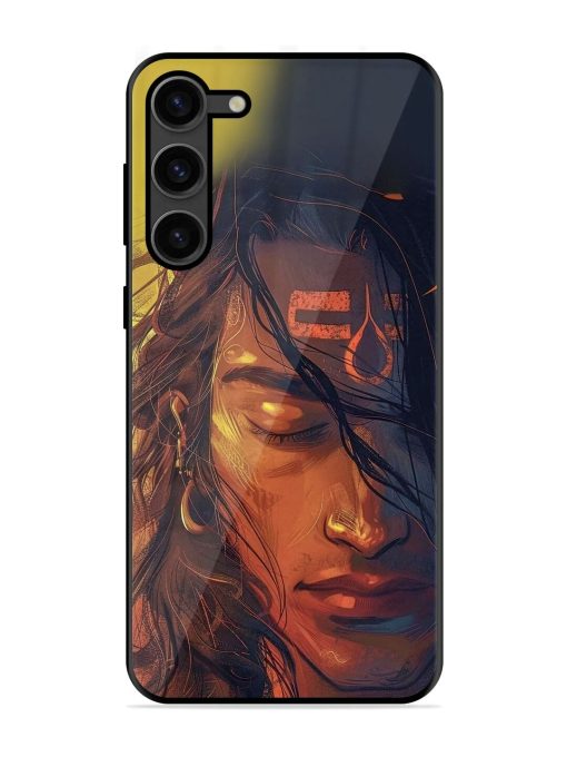 Tranquil Shiva Glossy Soft Edge Case for Samsung Galaxy S23 Plus (5G) Chachhi