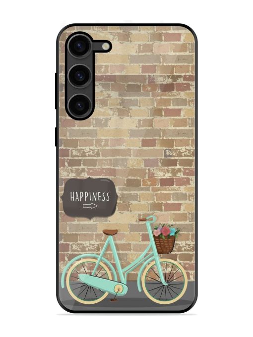 Pedaling Towards Happiness Glossy Soft Edge Case for Samsung Galaxy S23 Plus (5G) Chachhi