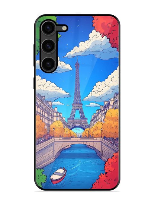 Parisian Panorama Glossy Soft Edge Case for Samsung Galaxy S23 Plus (5G) Chachhi