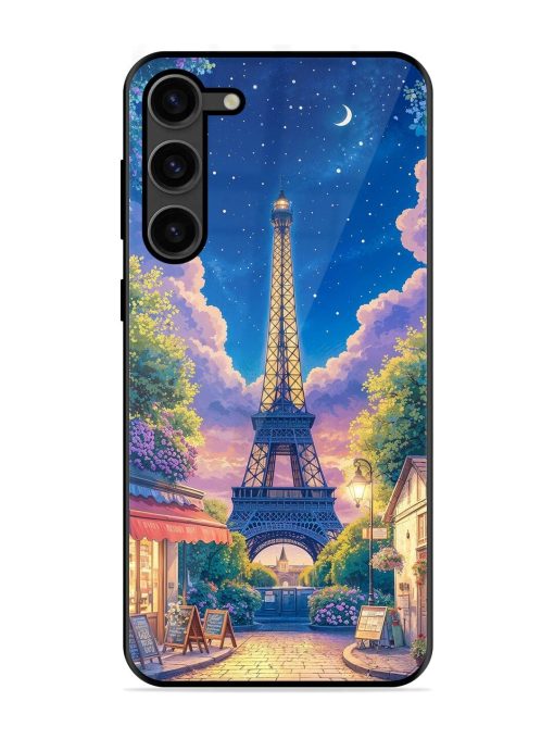 Twilight In Paris Glossy Soft Edge Case for Samsung Galaxy S23 Plus (5G) Chachhi