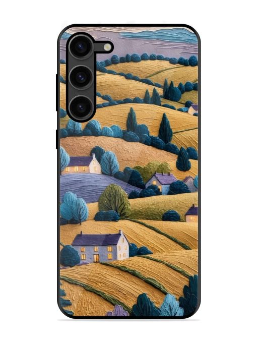 Rolling Hilltop Haven Glossy Soft Edge Case for Samsung Galaxy S23 Plus (5G) Chachhi