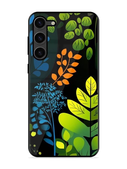 Midnight Garden Glossy Soft Edge Case for Samsung Galaxy S23 Plus (5G) Chachhi