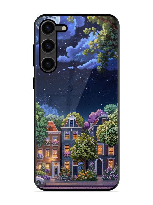 Moonlit Streets Glossy Soft Edge Case for Samsung Galaxy S23 Plus (5G) Chachhi