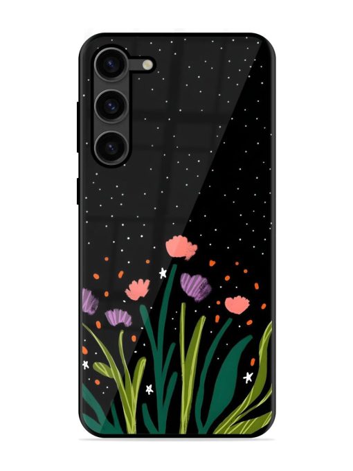 Midnight Bloom Glossy Soft Edge Case for Samsung Galaxy S23 Plus (5G)