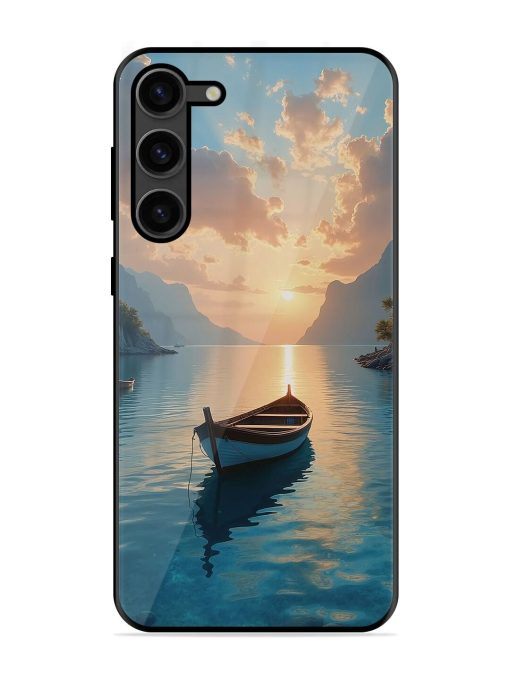 Serene Sunset Glossy Soft Edge Case for Samsung Galaxy S23 Plus (5G) Chachhi