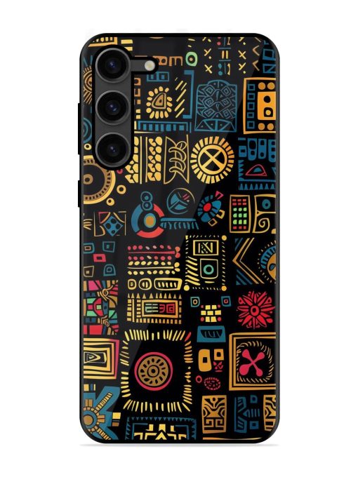 Tribal Tapestry Glossy Soft Edge Case for Samsung Galaxy S23 Plus (5G) Chachhi