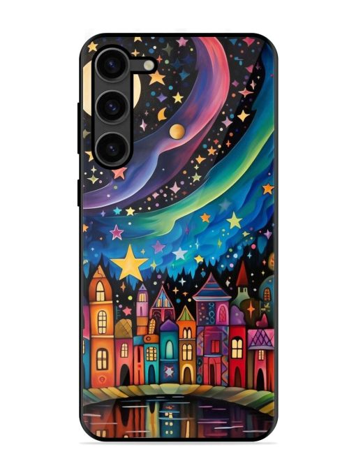 Starlit Village Glossy Soft Edge Case for Samsung Galaxy S23 Plus (5G) Chachhi