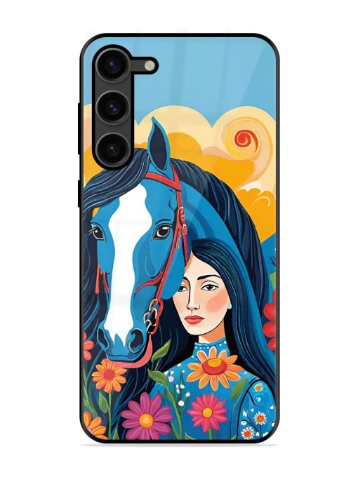 Equine Enchantment Glossy Soft Edge Case for Samsung Galaxy S23 Plus (5G) Chachhi