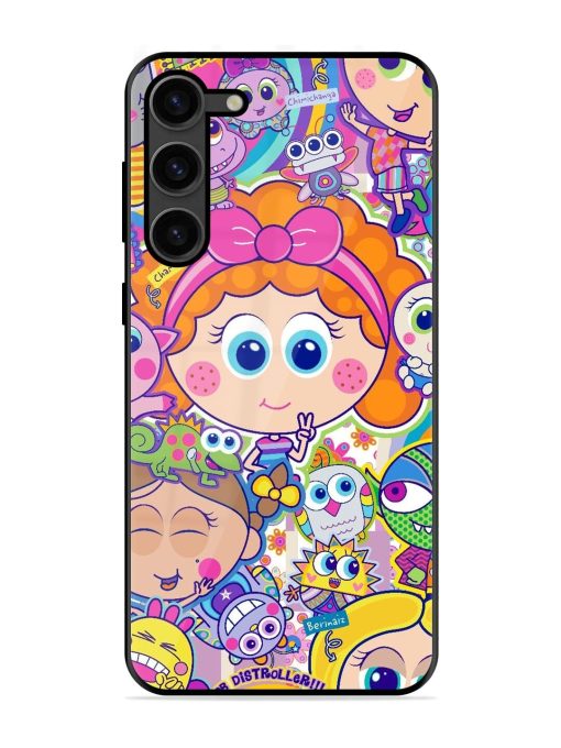 Distroller Friends Glossy Soft Edge Case for Samsung Galaxy S23 Plus (5G) Chachhi