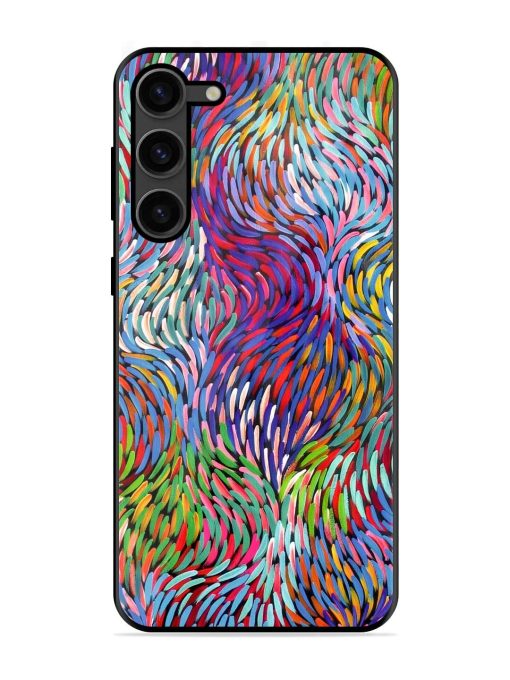 Vibrant Waves Glossy Soft Edge Case for Samsung Galaxy S23 Plus (5G) Chachhi