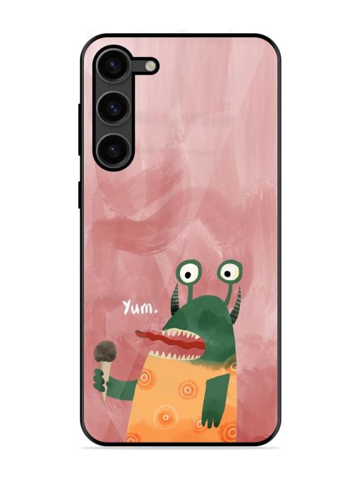 Hungry Monster Glossy Soft Edge Case for Samsung Galaxy S23 Plus (5G) Chachhi