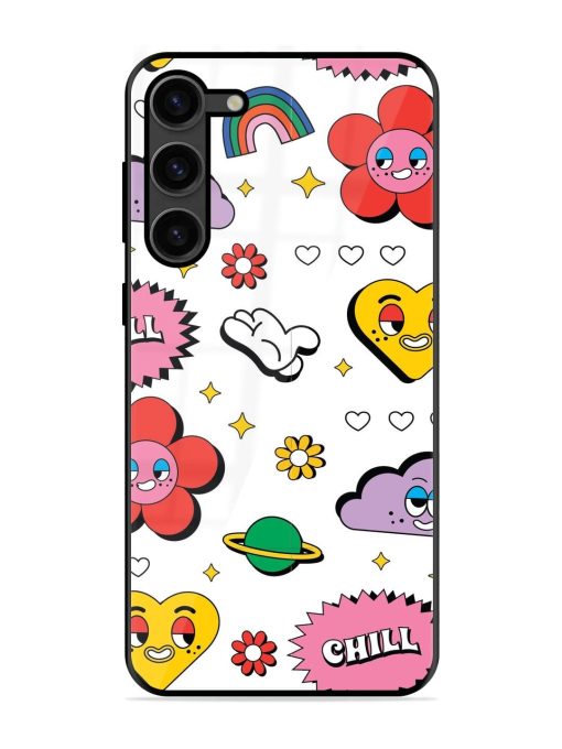 Whimsical Wonderland Glossy Soft Edge Case for Samsung Galaxy S23 Plus (5G) Chachhi