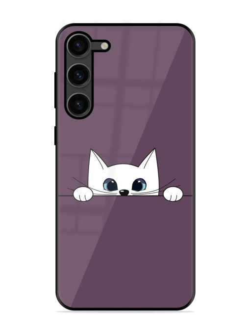 Peek-A-Boo Kitty Glossy Soft Edge Case for Samsung Galaxy S23 Plus (5G) Chachhi