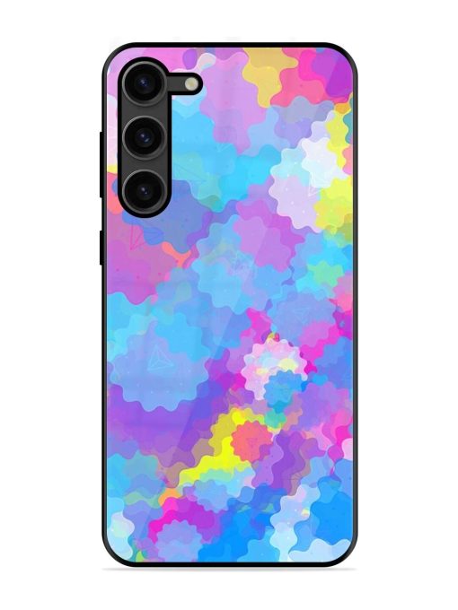 Psychedelic Cloud Burst Glossy Soft Edge Case for Samsung Galaxy S23 Plus (5G) Chachhi