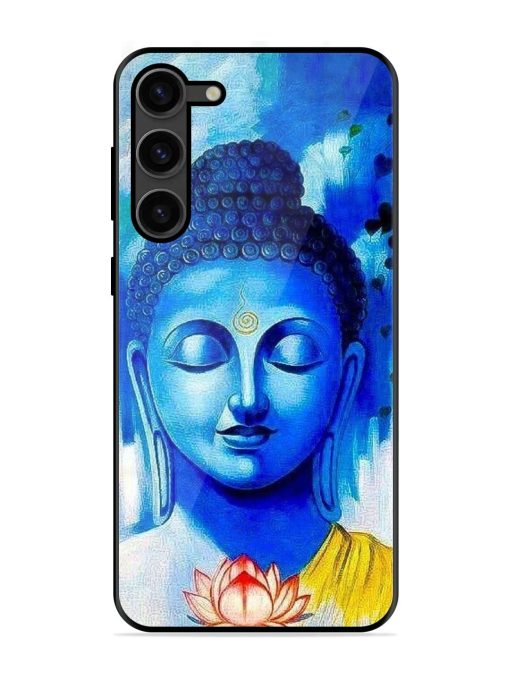 Serene Buddha With Lotus Glossy Soft Edge Case for Samsung Galaxy S23 Plus (5G) Chachhi