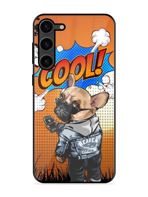 Cool Pup Glossy Soft Edge Case for Samsung Galaxy S23 Plus (5G) Chachhi