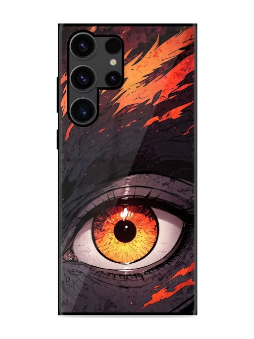 Inferno Gaze Glossy Soft Edge Case for Samsung Galaxy S23 Ultra Chachhi