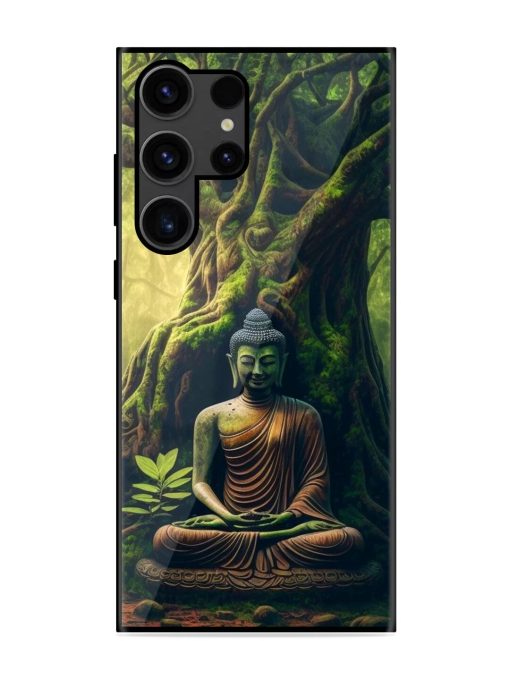 Green Buddha Art Glossy Soft Edge Case for Samsung Galaxy S23 Ultra Chachhi